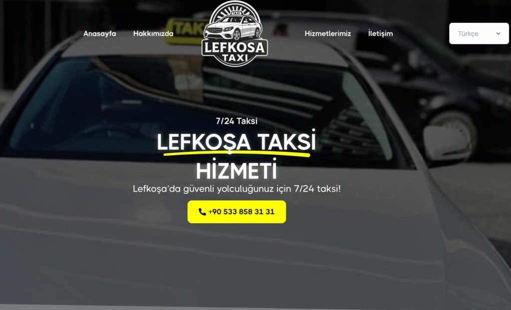 Lefkoşa’da Taksi Hizmetinde Konforun ve Güvenin Adresi