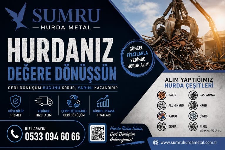 Sumru Hurda Metal ile Bostancı ve Zümrütevler Bölgesinde Hurda Alım Hizmetleri